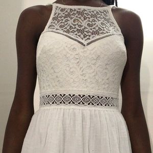 Small white lace dress